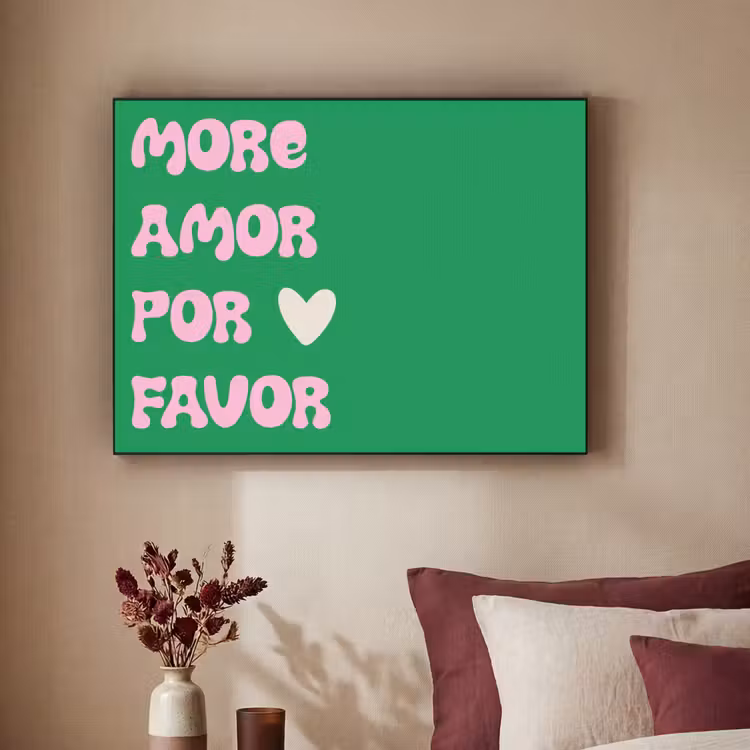 Art Frame - Amor - Valentijn - Groen - Tekst — 2