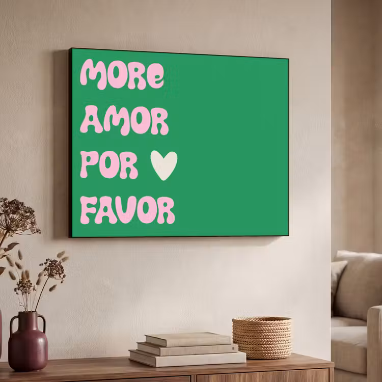 Art Frame - Amor - Valentijn - Groen - Tekst — 4