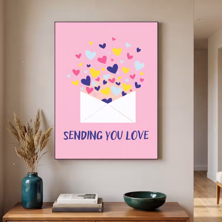 Art Frame - Envelop - Love - Hartjes - Valentijn — 3