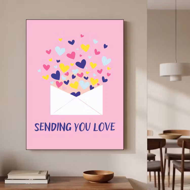 Art Frame - Envelop - Love - Hartjes - Valentijn — 5