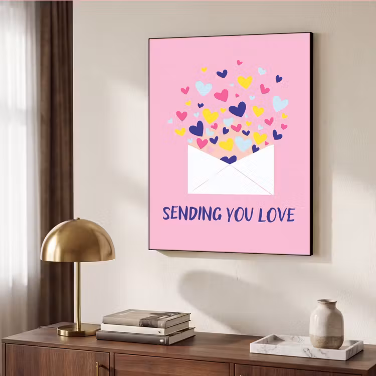 Art Frame - Envelop - Love - Hartjes - Valentijn — 7