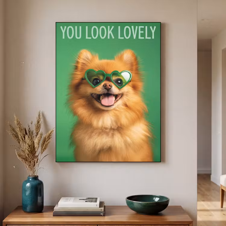 Art Frame - Hond - Zonnebril - Valentijn - Love — 2