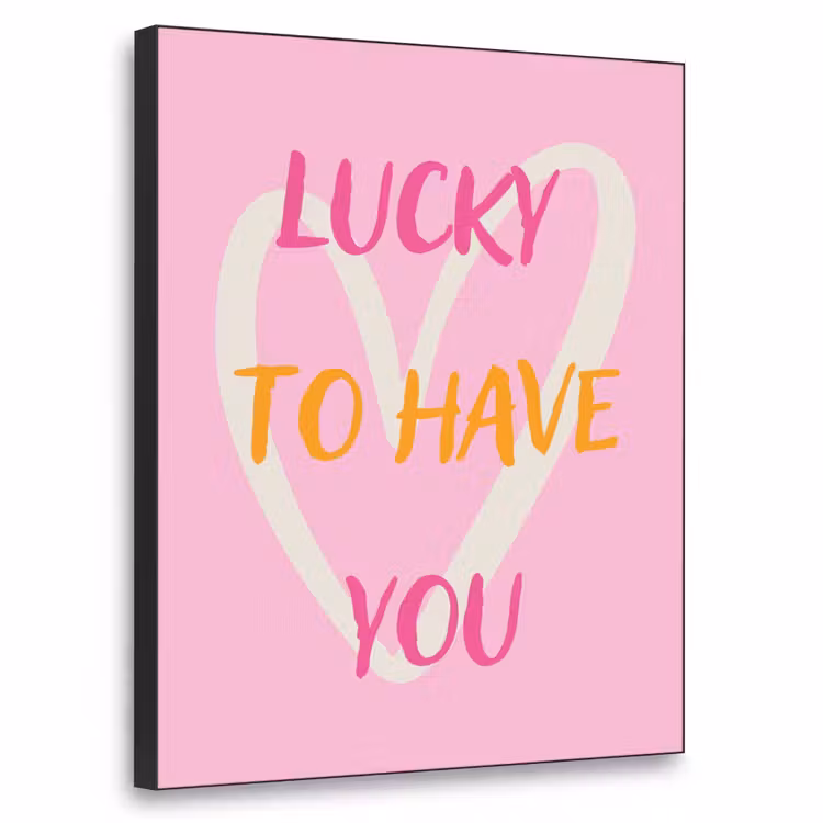 Art Frame - Lucky - Love - Valentijn - Roze — 1