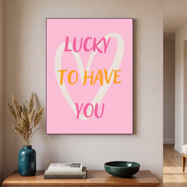 Art Frame - Lucky - Love - Valentijn - Roze — 3