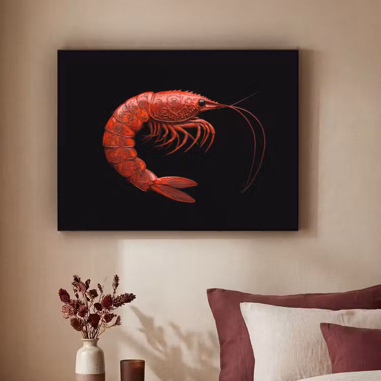 Art Frame - Garnaal - Rood - Dieren — 2