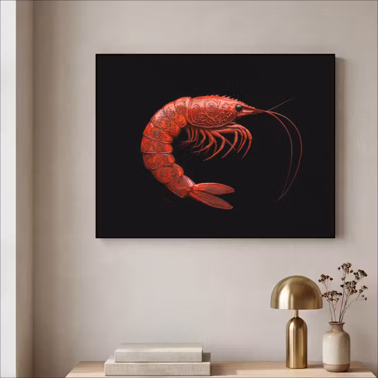 Art Frame - Garnaal - Rood - Dieren — 3