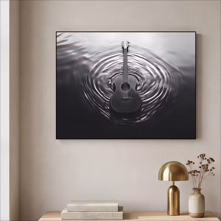 Art Frame - Gitaar - Hout - Water — 3