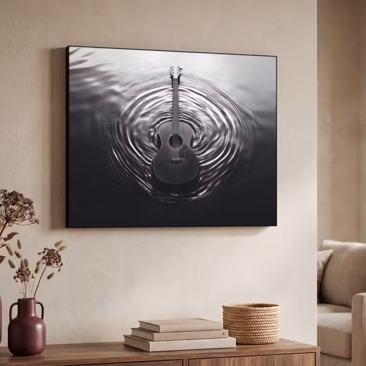 Art Frame - Gitaar - Hout - Water — 4