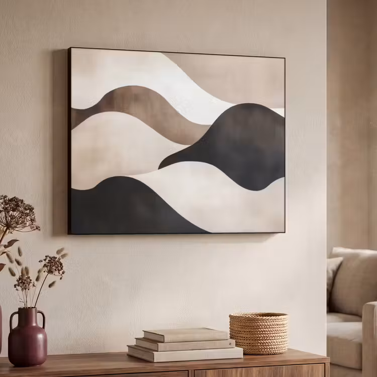 Art Frame - Golven - Abstract - Beige — 4