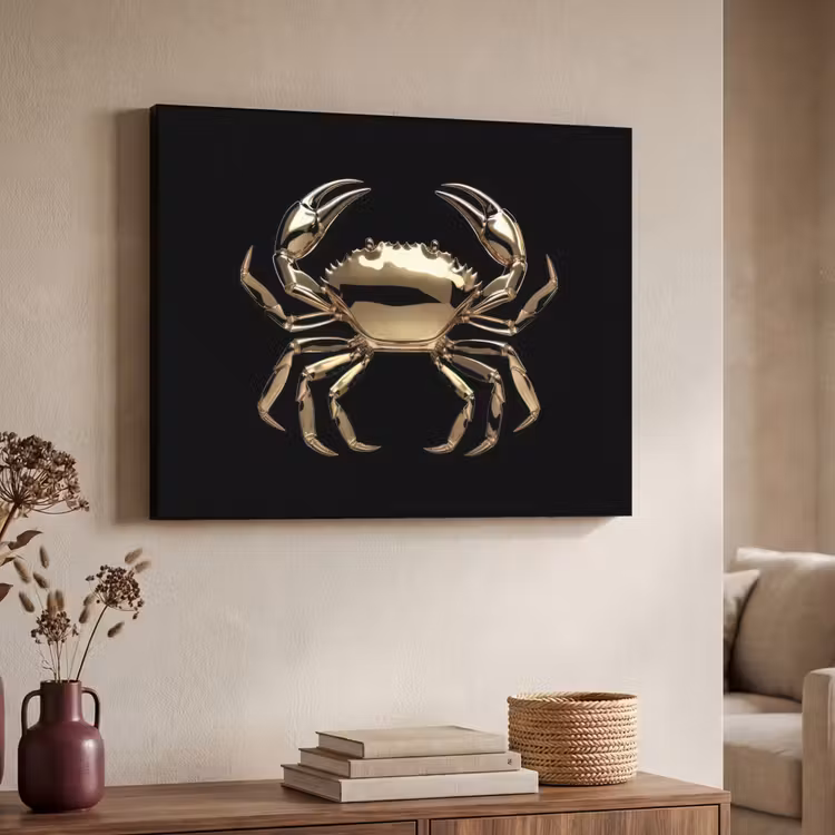 Art Frame - Goud - Krab - Dieren - Zwart — 4