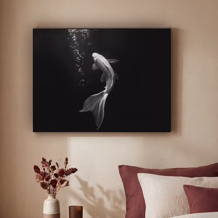 Art Frame - Koi - Vis - Wit - Zwart — 2
