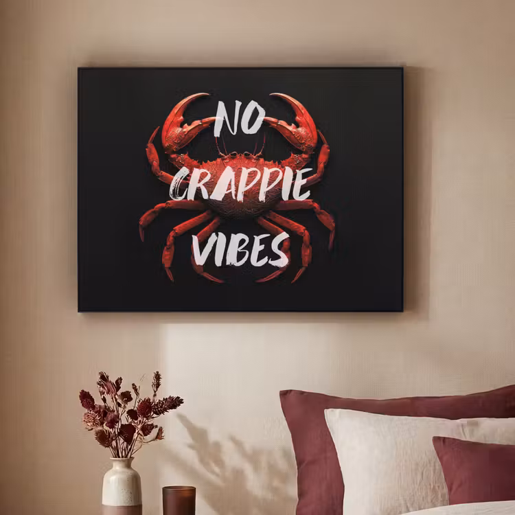 Art Frame - Krab - Rood - Tekst - Zwart — 2