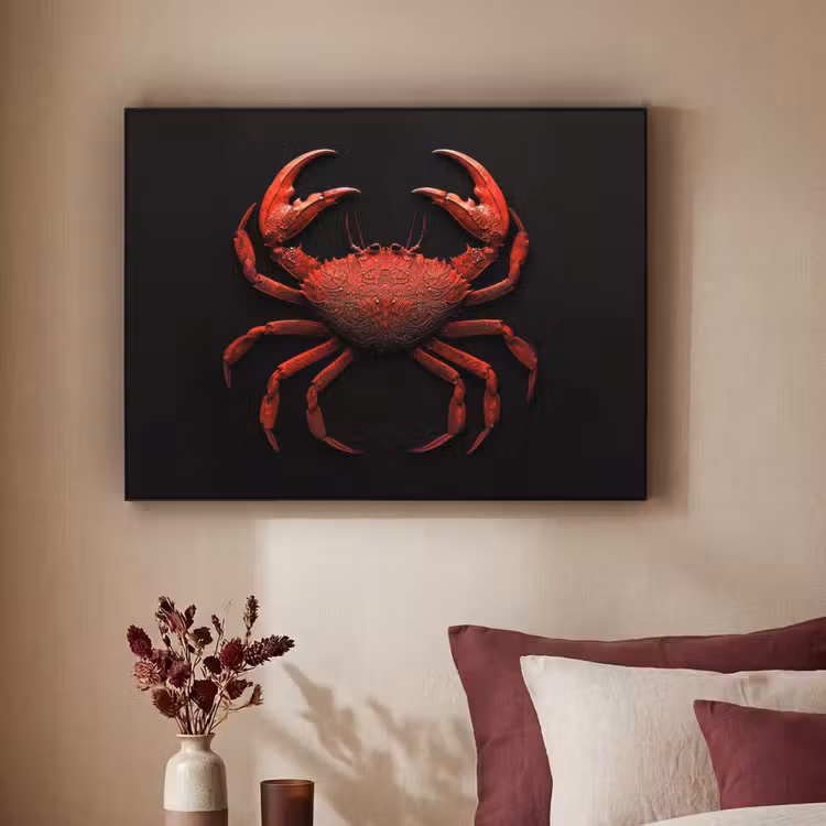 Art Frame - Krab - Rood - Vissen - Schaaldieren — 2