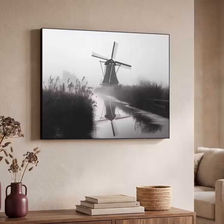 Art Frame - Molen - Weerspiegeling - Landschap - Water — 4