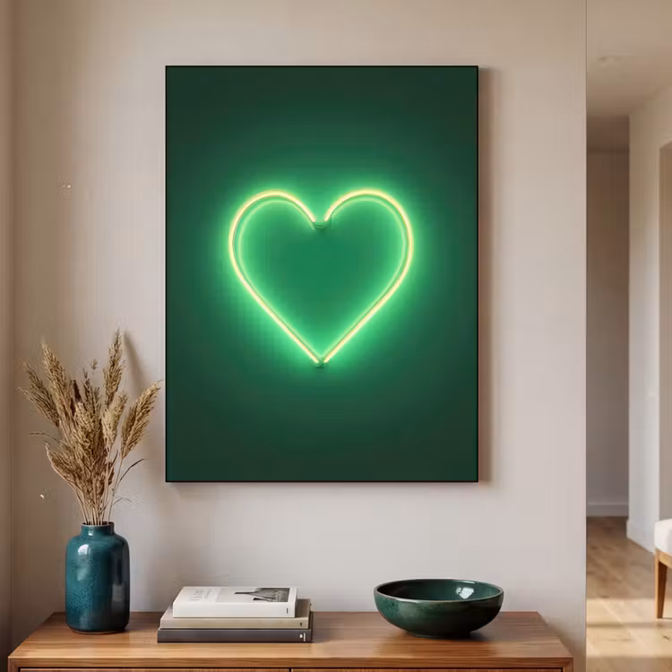 Art Frame - Neon - Groen - Licht — 2