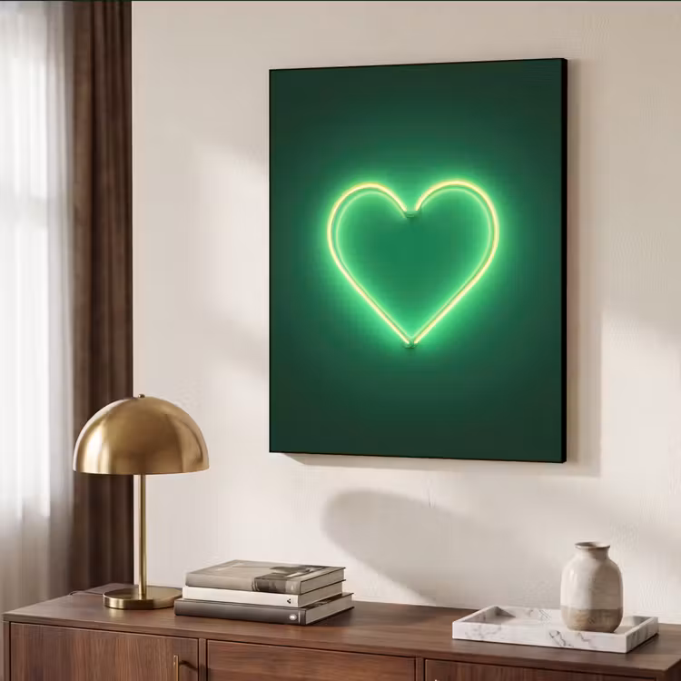 Art Frame - Neon - Groen - Licht — 6