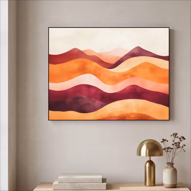 Art Frame - Abstract - Landschap - Golven — 3