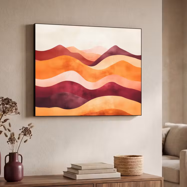 Art Frame - Abstract - Landschap - Golven — 4