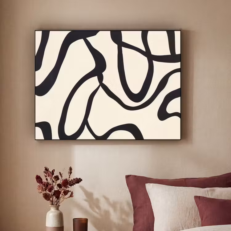 Art Frame - Abstract - Lijnen - Modern - Beige — 2