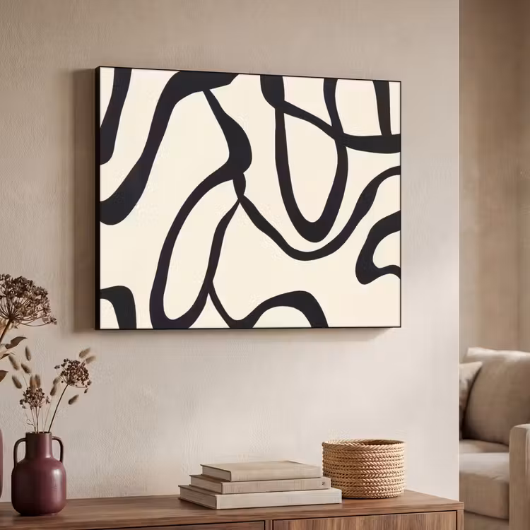 Art Frame - Abstract - Lijnen - Modern - Beige — 4