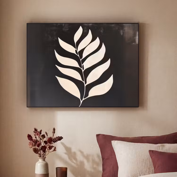 Art Frame - Blad - Wit - Minimalistisch — 2