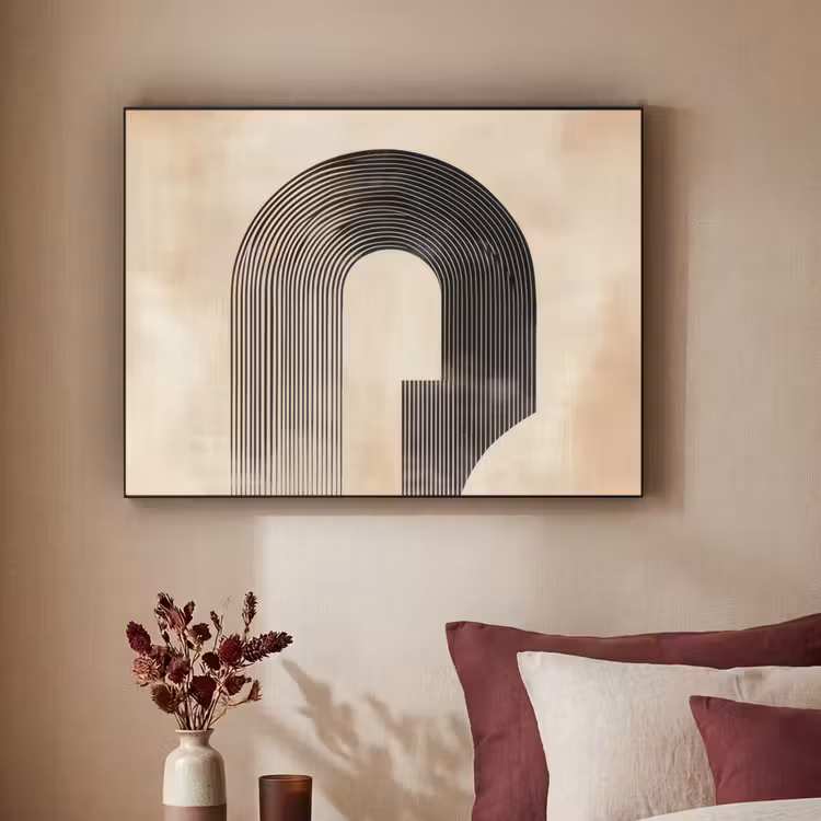 Art Frame - Boog -  Strepen - Minimalistisch - Zwart — 2