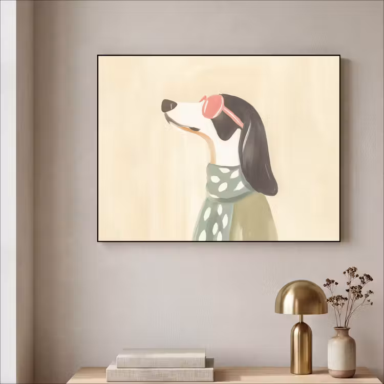 Art Frame - Hond - Zonnebril - Sjaal — 3