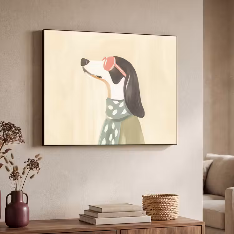 Art Frame - Hond - Zonnebril - Sjaal — 4