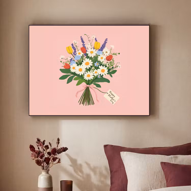 Art Frame - Bloemen - Lint - Kaartje — 2