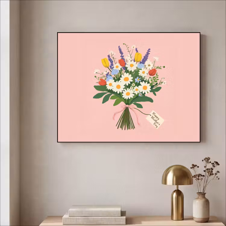 Art Frame - Bloemen - Lint - Kaartje — 3