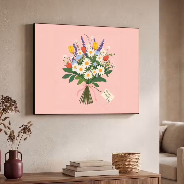 Art Frame - Bloemen - Lint - Kaartje — 4