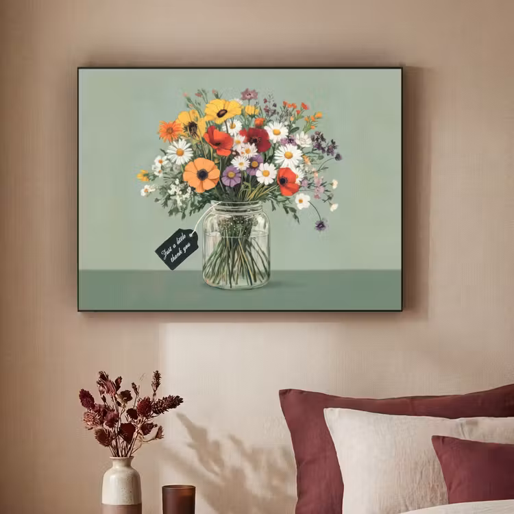 Art Frame - Bloemen - Vaas - Kaartje — 2