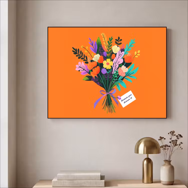 Art Frame - Kaartje - Boeket - Bloemen — 3