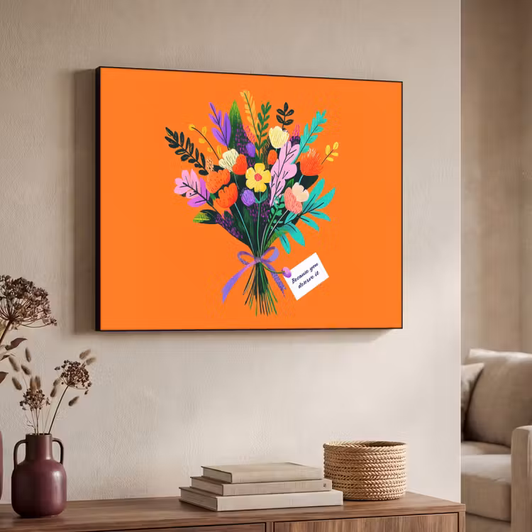 Art Frame - Kaartje - Boeket - Bloemen — 4
