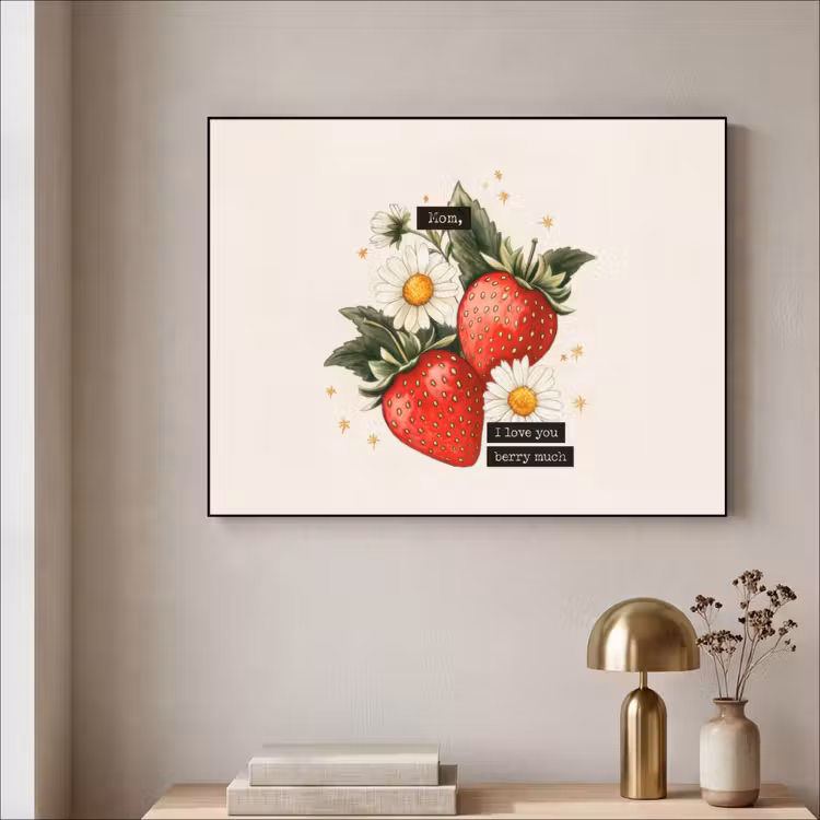 Art Frame - Aardbeien - Madeliefjes - Quote - Sterretjes — 3