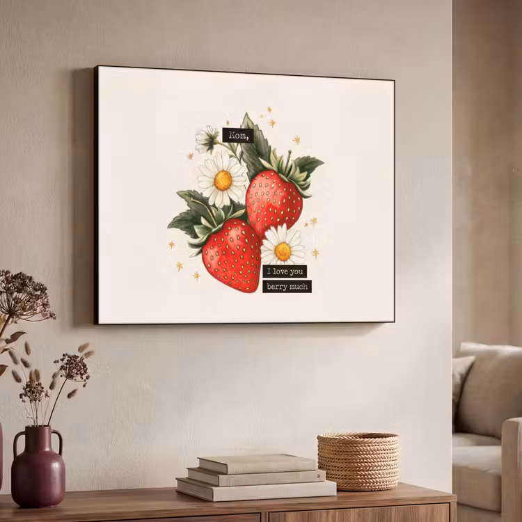 Art Frame - Aardbeien - Madeliefjes - Quote - Sterretjes — 4