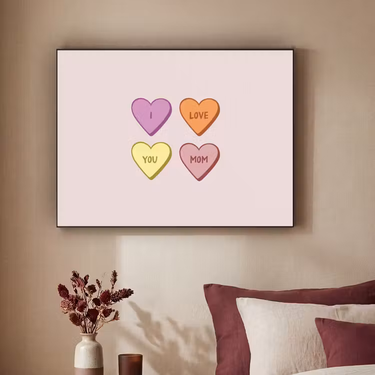 Art Frame - Hartjes - Pastel - Liefde - Moeder — 2