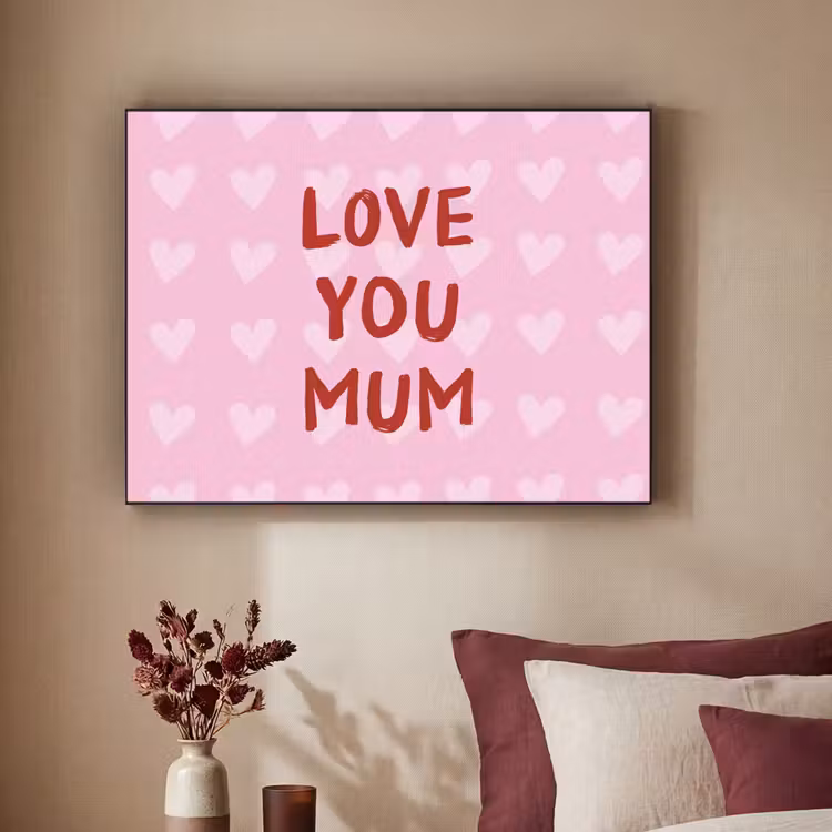 Art Frame - Love - Quote - Moeder - Rood — 2