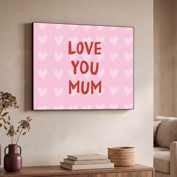 Art Frame - Love - Quote - Moeder - Rood — 4
