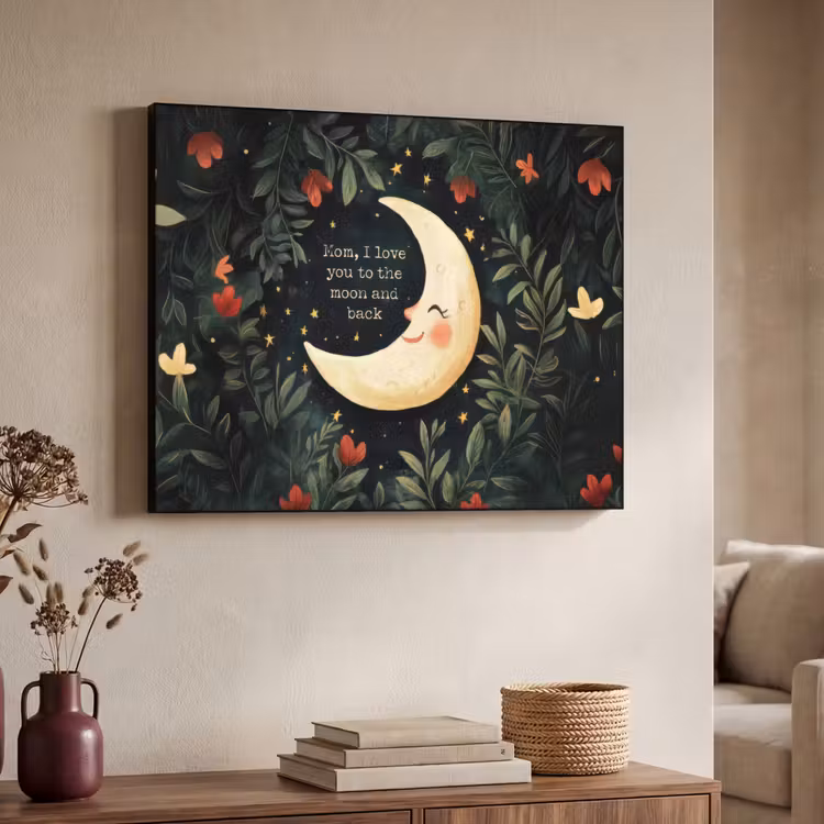 Art Frame - Maan - Quote - Bloemen - Sterren — 4