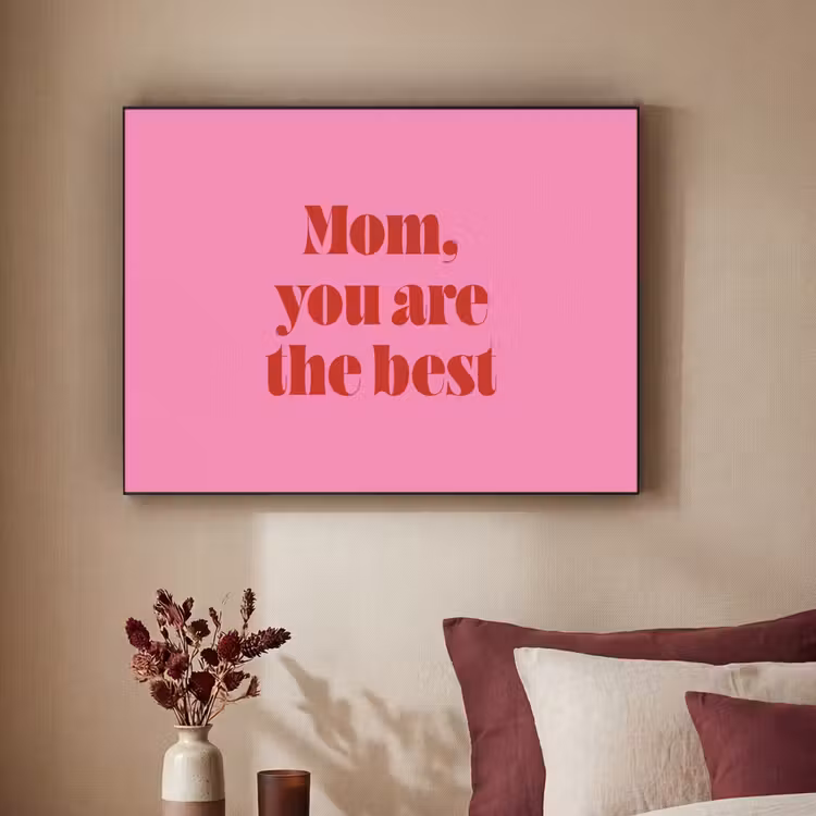 Art Frame - Moeder - Boodschap -Roze — 2