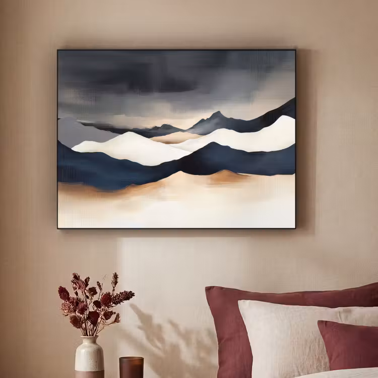 Art Frame - Bergen - Donkerblauw - Landschap — 2