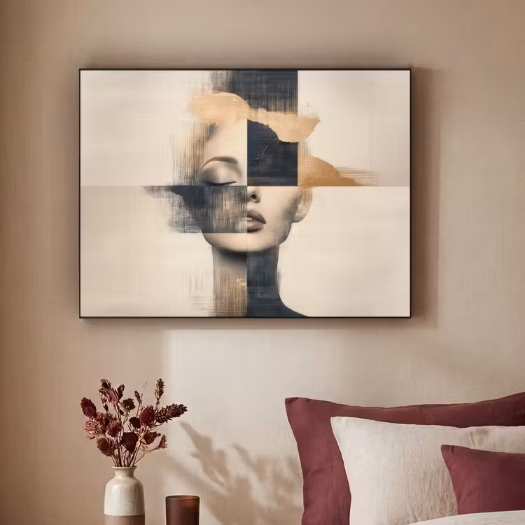 Art Frame - Goud - Vrouw - Rechthoeken — 2
