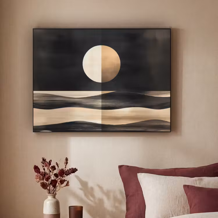 Art Frame - Maan - Cirkel - Goud — 2