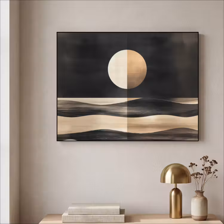 Art Frame - Maan - Cirkel - Goud — 3