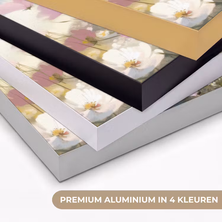 Art Frame - Bloemenveld - Lichte tinten - Geschilderd — 5