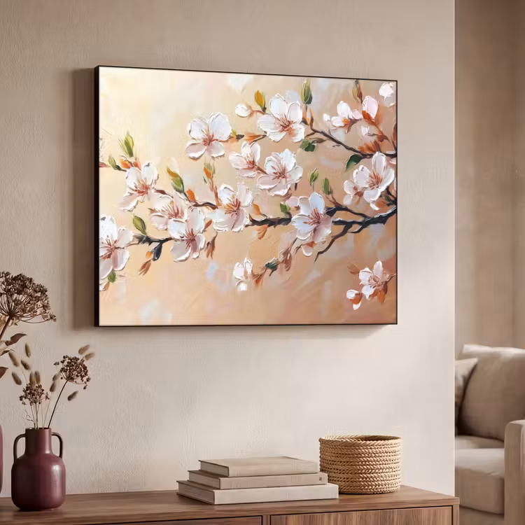 Art Frame - Bloesemtakken - Schilderachtig - Roze — 4