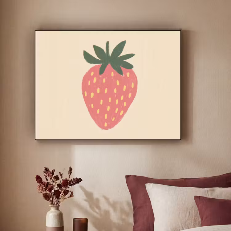 Art Frame - Aardbei - Minimalistisch - Rood - Fruit — 2