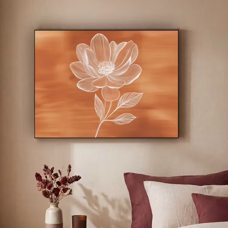 Art Frame - Bloem - Minimalistisch - Wit — 2