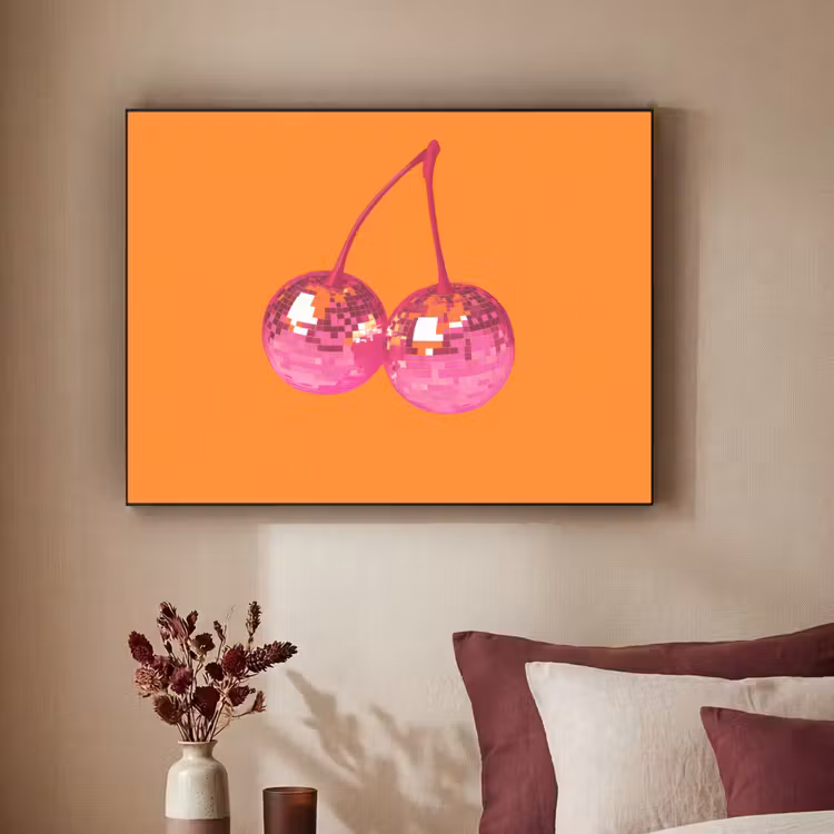 Art Frame - Discoballen - Kers - Spiegels - Roze — 2